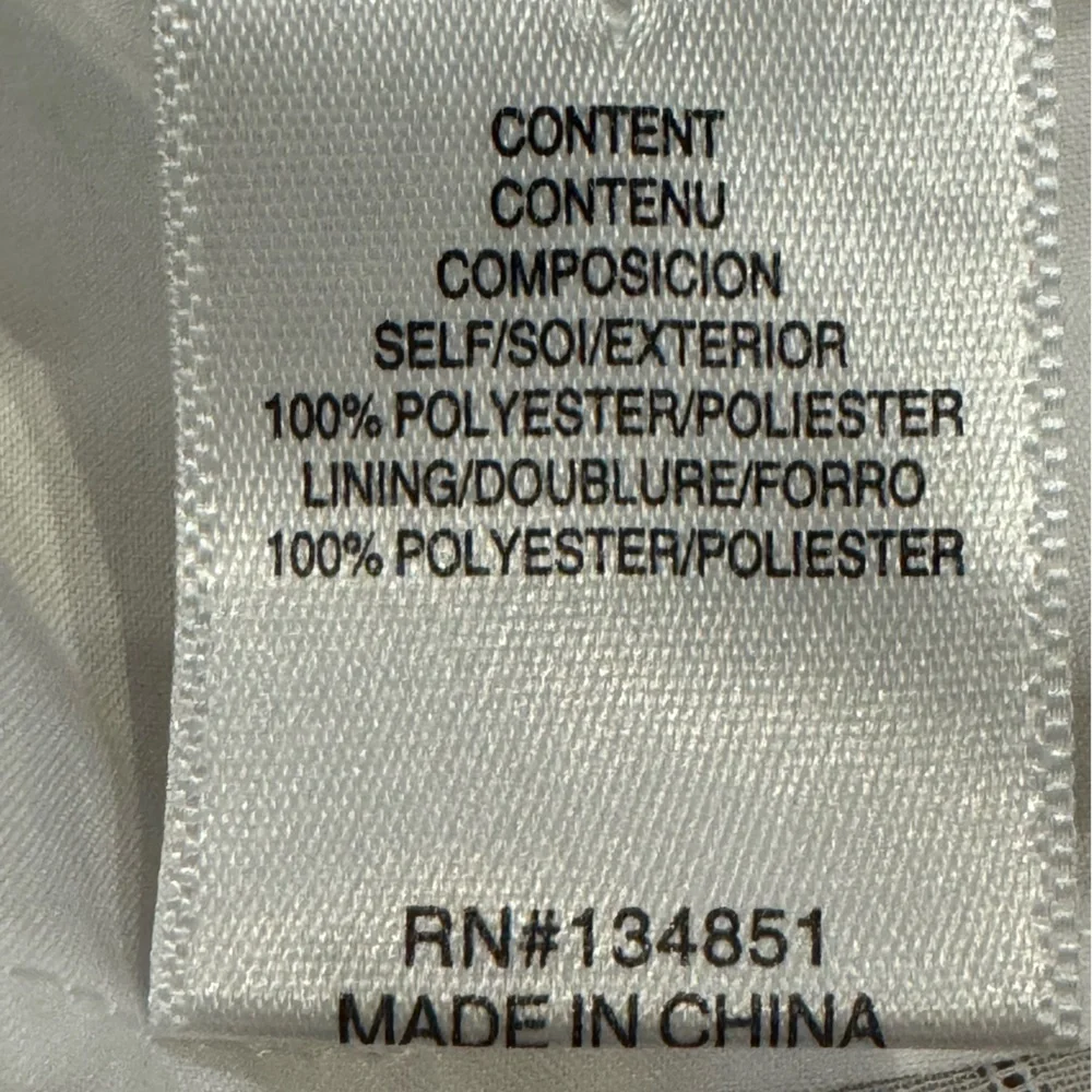 Wayf Cream 3/4 Sleeve Tie-Front Crop Blouse Size L - Picture 6 of 9